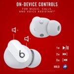 Beats Studio Buds - True Wireless Noise Cancelling Earbuds - Compatible with Apple & Android, Built-in Microphone, IPX4 Rating, Sweat Resistant Earphones, Class 1 Bluetooth Headphones - White - Image 5
