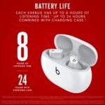 Beats Studio Buds - True Wireless Noise Cancelling Earbuds - Compatible with Apple & Android, Built-in Microphone, IPX4 Rating, Sweat Resistant Earphones, Class 1 Bluetooth Headphones - White - Image 6