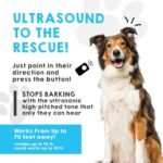 2023 Ultrasonic Dog Bark Deterrent & Behavior Corrector - Stop Barking, Jumping, Aggression Without Yelling - Just Point & Press! Backed by Kevin Harrington from Shark Tank - Image 5