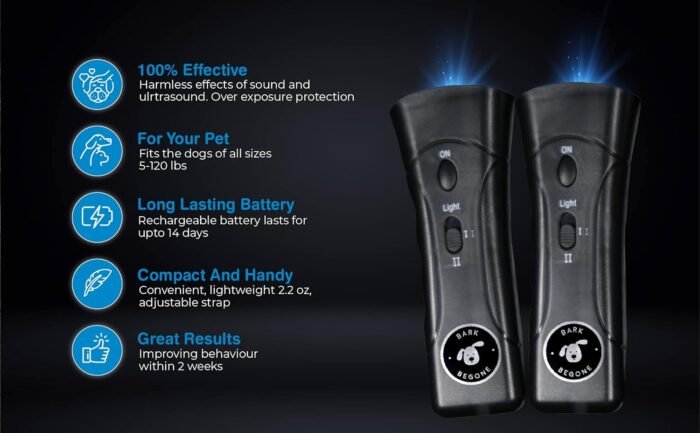 2023 Ultrasonic Dog Bark Deterrent & Behavior Corrector - Stop Barking, Jumping, Aggression Without Yelling - Just Point & Press! Backed by Kevin Harrington from Shark Tank - Image 9