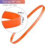 Urethane Band Saw Tires 6" Inch x 3/8" Inch x.095" FOR 3-wheel 10" Craftsman Band Saw Replacement Models: 133.24451 113.244512 & 113.244513 (3-Pack) - Image 3
