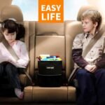 HOTOR Car Trash Can with Lid and Storage Pockets - 100% Leak-Proof Organizer, Waterproof Garbage Can, Multipurpose Trash Bin for Car, 2 Gallons, Black - Image 4