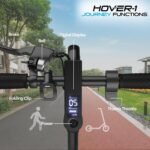 Hover-1 Journey Electric Scooter 14MPH, 16 Mile Range, 5HR Charge, LCD Display, 8.5 Inch High-Grip Tires, 220LB Max Weight, Cert. & Tested - Safe for Kids, Teens, Adults - Image 4
