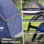 CAMPROS CP Tent 8 Person Camping Tents, Waterproof Windproof Family Tent with Top Rainfly, Large Mesh Windows, Double Layer, Easy Set Up, Portable with Carry Bag, for All Seasons - Image 4