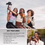 Canon EOS R50 Mirrorless Camera RF-S18-45mm F4.5-6.3 is STM Lens Kit, 24.2 Megapixel CMOS (APS-C) Sensor, 4K Video, Hybrid Camera, Photo and Video, Vlogging, Content Creator, RF Mount, Black - Image 6