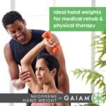 Gaiam Dumbbell Hand Weight (Sold in Singles) - Neoprene Coated Exercise & Fitness Dumbbell for Home Gym Equipment Workouts Strength Training Free Weights for Women, Men - Image 6