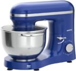 Aucma Stand Mixer,6.5-QT 660W 6-Speed Tilt-Head Food Mixer, Kitchen Electric Mixer with Dough Hook, Wire Whip & Beater (6.5QT, Royal Blue) - Image 5