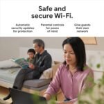 Google Nest WiFi Pro - 6E - Reliable Home Wi-Fi System with Fast Speed and Whole Home Coverage - Mesh Router - 3 Pack - Snow - Image 5