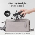 X1 Drone with Camera, Self-Flying Camera Drone with Follow Me Mode, Foldable Mini Drone with HDR Video Capture, Palm Takeoff, Intelligent Flight Paths, Hands-Free Control Black (Combo Plus) - Image 3