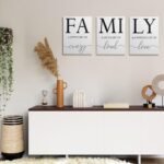 GUBIYU Home Family Wall Decor, Set of 3 Inspirational Canvas Prints Black and White Framed Canvas Art Paintings Wood Wall Decoration for Dining Room Bedroom Living Room 12"x16" - Image 6
