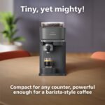 Philips Baristina Espresso Machine, Grind, Tamp & Brew Coffee Beans in One Swipe, Compact, 16 Bar Pump Pressure, Automatic Grinder, Black with Black Portafilter (BAR300/60) - Image 7