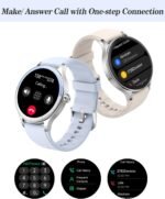 Smart Watch, 41mm Fitness Tracker, Answer/Make Calls, Digital Smartwatch with Heart Rate/Stress/Sleep Monitor, AI Voice, IP68 Waterproof Watch Calculator, Calendar, Games for Lady Women & Men - Image 4