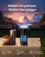 Nebula Anker Capsule 3 Laser 1080p, Smart, Wi-Fi, Mini Projector, Black, Portable Projector, Dolby Digital, Laser Projector, Autofocus, 120-Inch Picture, Built-in Battery, 2.5 Hours of Playtime - Image 5
