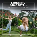 Minolta ProShot 64MP Digital Camera – 10x Optical Zoom, 4K Ultra HD Video, Macro Shooting, Anti-Shake, 3-inch LCD Screen, Face Detection – Includes 32GB SD Card, Battery & Case (Black) - Image 4