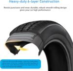 2 Pack 480-12 4.80x12 4.80-12 4.8-12 Trailer Tires with 12'' Rims, 5 Lug on 4.5'', Load Range C 6PR - Image 6