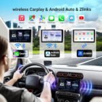 7" Double Din Car Stereo w/Wireless CarPlay & Android Auto - Android 13 Touchscreen, Bluetooth 4.1, 2GB+32GB, GPS, 25W AMP (No Camera) - Image 3
