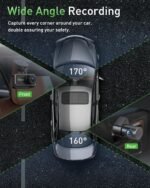 Dash Cam Front and Rear,4K+1080P WiFi Dual Dash Camera for Cars with App, 3" IPS Dashboard Camera Recorder,Night Vision,24H/7 Parking Mode, Loop Recording,170° Wide Angle,Free 64GB SD Card - Image 5