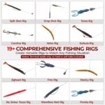 MadBite by KastKing 182/265/400pcs Compact Fishing Tackle Kit - All-in-One Freshwater Hooks, Weights, Bobbers in Tackle Box, Fishing Gear Set for Bass Trout Panfish - Image 6