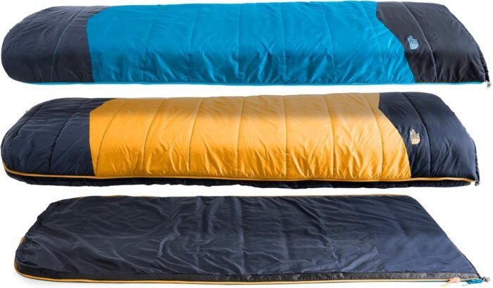 THE NORTH FACE Dolomite One 15F / -9C, 3-in-1 Insulated Sleeping Bag | Water Repellent, Rectangular Shape, Fleece Lined - Image 4