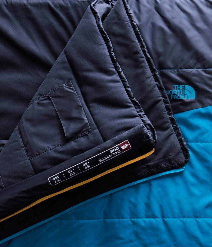 THE NORTH FACE Dolomite One 15F / -9C, 3-in-1 Insulated Sleeping Bag | Water Repellent, Rectangular Shape, Fleece Lined - Image 8