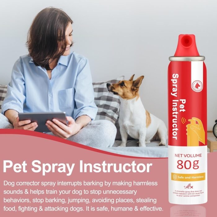 Corrector Spray Dog Trainer, 80ml 1 Pack Dog Corrector Spray for Dogs to Stops Barking, Jumping Up Attacks & Unwanted Dog Behaviour Humane Effective - Image 3