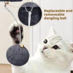 Yaheetech 23.5in Cat Tree Tower, Cat Condo with Sisal-Covered Scratching Posts, Cat House Activity Center Furniture for Kittens, Cats and Pets - Dark Gray - Image 4