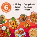 Instant Pot 4QT Vortex Plus 6-in-1 Mini Air Fryer, Custom Program Options, Crisps, Broils, Roasts, Dehydrates, Bakes, Reheats, 100+ In-App Recipes, Stainless Steel,4 Quarts - Image 4