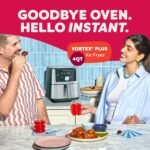 Instant Pot 4QT Vortex Plus 6-in-1 Mini Air Fryer, Custom Program Options, Crisps, Broils, Roasts, Dehydrates, Bakes, Reheats, 100+ In-App Recipes, Stainless Steel,4 Quarts - Image 5
