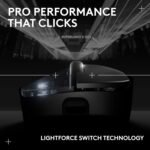 Logitech G PRO X Superlight 2 DEX Wireless Gaming Mouse, 60g pro-Grade Right-Handed Mouse with 5 programmable Buttons, USB-C Charging, 44k DPI Sensor, up to 8 kHz Polling for PC/Mac - Black - Image 7