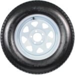 eCustomrim Trailer Tire On Rim ST205/75D15 F78-15 205/75-15 Load Range C 5 Lug Wheel White Spoke - 2 Year Warranty w/Free Roadside - Image 5