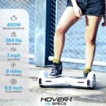 Hover-1 H1 Electric Self Balancing Scooter with 9 mph Max Speed, Dual 200W Motors, 9 Mile Range, and 6.5” Wheels Self Balancing Board - Image 3
