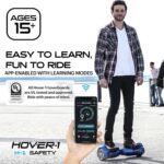 Hover-1 H1 Electric Self Balancing Scooter with 9 mph Max Speed, Dual 200W Motors, 9 Mile Range, and 6.5” Wheels Self Balancing Board - Image 6