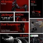Segway ZT3 Pro Electric Scooter, Up to 24.9 MPH, 43.5-Mile Range, Dual Suspension, Flash Charge, 1600W Peak Motor, Off-Road Scooter for Adults UL Certified (UL2272/2271) - Image 3