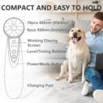 Red Light Therapy for Body, Near Infrared Light Therapy 660nm & 850nm, Suitable for Pets and People, Easy to Set up Portable Handheld Red Light - Image 6