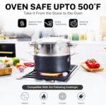 Granitestone True 20 Pc Pots and Pans Set Non Stick Cookware Set with Deep Square Pan and Bakeware Set, Non Toxic PFOA PFOS Free, Oven & Dishwasher Safe, No Cheater Pieces - Image 5