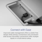 Dell S2725DS Monitor - 27 Inch, QHD (2560x1440) Display, 100Hz refresh rate, 1500:1 contrast ratio, TÜV Rheinland Eye comfort 4 Star, Integrated 2x5W speaker, Height/Tilt/Swivel/Pivot- Ash White color - Image 5