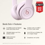 Beats Solo 4 - Wireless Bluetooth On-Ear Headphones, Apple & Android Compatible, Up to 50 Hours of Battery Life - Cloud Pink - Image 3
