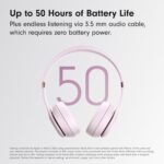 Beats Solo 4 - Wireless Bluetooth On-Ear Headphones, Apple & Android Compatible, Up to 50 Hours of Battery Life - Cloud Pink - Image 5
