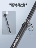 12'' Dual Head Tire Pressure Gauge, Heavy Duty Truck Tire Gauge Range 10-150PSI 1-10Bar for Tire Pressure Checker, Straight-On Tire Air Gauge Extended Tube for Semi Truck, RV, Car, Motorcycle - Image 4