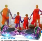 Self Balance Scooter 6.5" with Speaker and LED Lights Red - Image 6