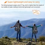 Hiking Backpack Large Capacity Camping Backpack Lightweight Waterproof Durable Multifunctional Outdoor Travel Daypack with shoe compartment(50-60L) - Image 4