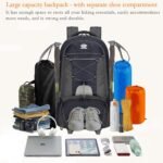 Hiking Backpack Large Capacity Camping Backpack Lightweight Waterproof Durable Multifunctional Outdoor Travel Daypack with shoe compartment(50-60L) - Image 7
