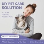 Dog Grooming Hammock Harness for Dogs & Cats with Pet Nail Clipper Trimmer - Cat Hanger Sling for Trimming Clipping Nails- Dog Hammock Restraint Bag for Small Medium Large pet （ Grey S ） - Image 3