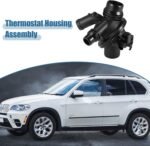 X AUTOHAUX Thermostat Housing Assembly 11538671516 Engine Coolant Thermostat Housing Assembly for BMW 535i GT XDrive 2011-2016 for BMW 535i GT 2010-2017 - Image 3