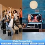 Bobtot Surround Sound Speakers Home Theater Systems - 700 Watts Peak Power 5.1/2.1Wired Stereo Speaker System 5.25" Subwoofer Strong Bass with Bluetooth HDMI ARC Optical Input - Image 5