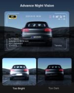4K Dash Cam Front and Rear with GPS, Upgraded 5.8G WiFi, Dual Dash Camera for Cars, Night Vision, WDR, 160°Wide Angle, 24H Parking Monitor, Emergency Lock, 3" IPS Screen (64GB Card Included) - Image 4