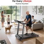 RHYTHM FUN 8.0 MPH Treadmills for Home, Running Walking Pad Treadmill with Incline up to 8%, Foldable Treadmill with Handle Bar, Low Noise Walking Pad for 300 lbs - Image 4