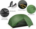 Naturehike Camping Tent, 2/3 Person Double Layer, Instant Easy Setup, Waterproof PU2000mm, 54 MPH Wind Resistance, UPF 50+, Outdoor Tent for Camping, Festivals, Backyard, Sleepovers - Image 5