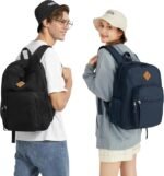 abshoo Classical Basic Travel Backpack For School Water Resistant Bookbag - Image 3