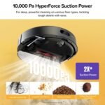 roborock Q7 M5+ Robot Vacuum and Mop, Upgraded from Q5 Max+, 7 Weeks Self-Emptying, 10000Pa Suction, Dual Anti-Tangle System, for Pet Hair & Carpet, PreciSense LiDAR Navigation, App Control, Black - Image 4
